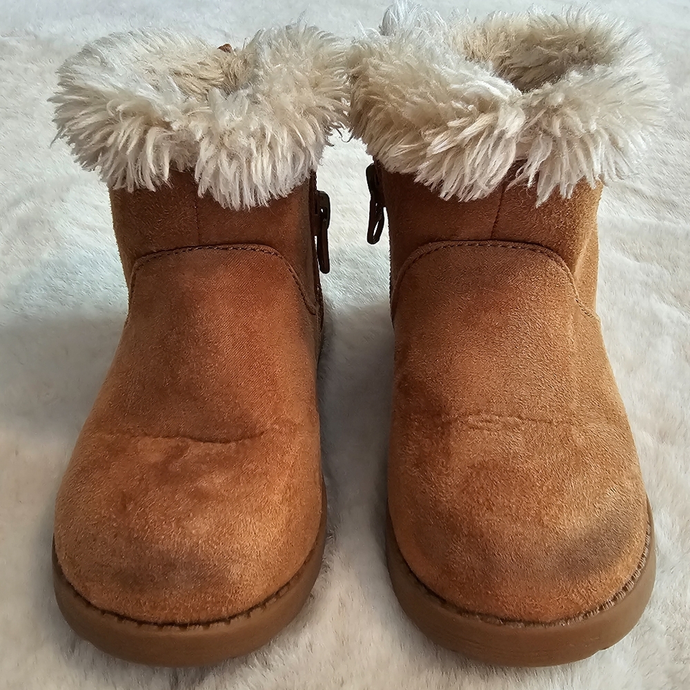 Cat & Jack Toddler Size 7 Brown Suede Boot